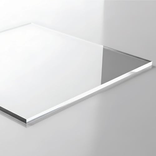 Premium 1/4 Clear Acrylic PlexiGlass Sheet (6" X 8") - size: 6" X 8"