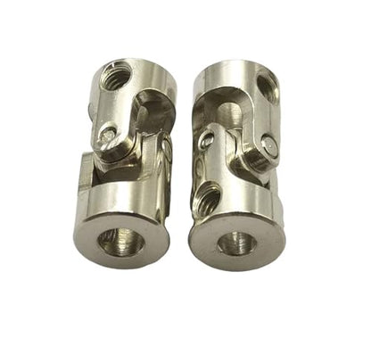 5Pcs 4mm to 5mm Universal U Joint Coupling Motor Connector, Rotatable Steering Shaft Couplers for RC Cars Boats Models and Robots - size: 4mm to 5mm