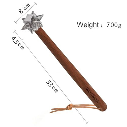 Fist Hammer Tool Stainless Steel & Iron Head Wooden Handle - style: Club