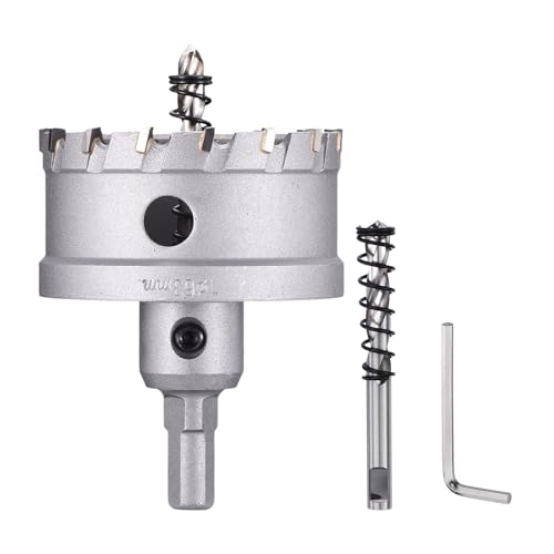 Tungsten Carbide Tipped Hole Saw 2-1/2 Inch 63mm Hole Cutter - size: 2-1/2 Inch (63mm)