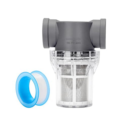 1'' Female NPT in-Line Strainer - Garden Hose Filter for High Pressure Washer, Sediment Filter with 60 Mesh Stainless Steel Screen (1'' 60 Mesh) - style: 1'' 60Mesh