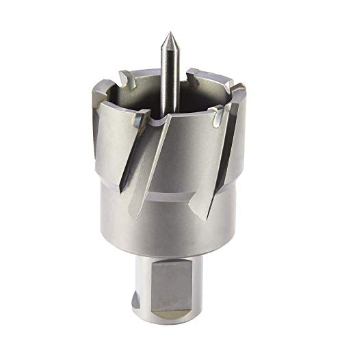 MAXTOOL 1-3/16"x1-3/8 TCT Annular Cutters & Pin Carbide Tip Slugger 30x35mm Magnetic Core Drills Slug Cutter 1-3/8" Deep Weldon Shank; ANW00S35R112
