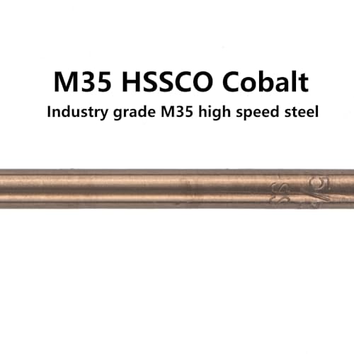 5/32 in. x 6 in. Cobalt Aircraft Extension Drill Bits Set(5PCS), M35 High Speed Steel Drill Bit Extra Long Deep Hole Drilling for Stainless Steel, Plastic and Wood - size: 5/32"x6"(5PCS)