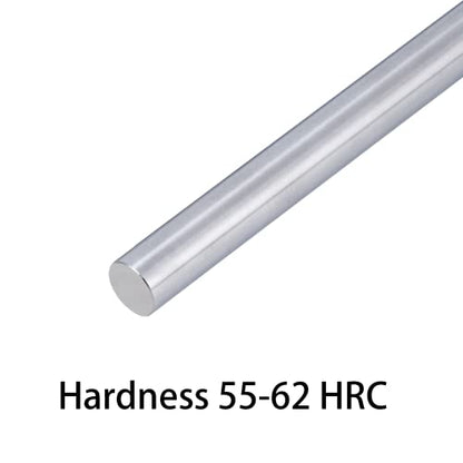 2Pcs 6mm x 350mm (0.236 x 13.78 inches) Vigorous Linear Motion Rods, Case Hardened Chrome Shaft Linear Rail Guide Shaft for 3D Printer, DIY, CNC - Metric h8 Tolerance - size: D 6mm x L 350mm 2 Pcs