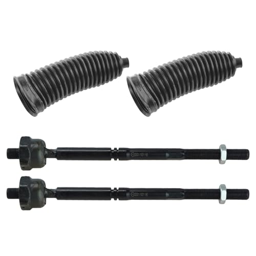 TRQ Front Driver & Passenger Side Inner Steering Kit Steering Rack & Pinion - style: PSA27277