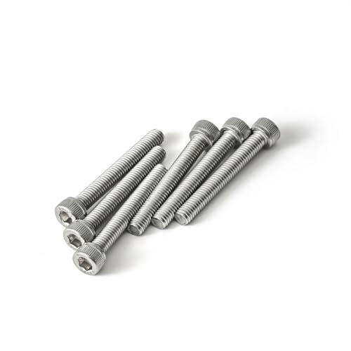 M3 x 20mm (50 Pack) Socket Head Cap Screws Bolts, 304 Stainless Steel 18-8, Allen Socket Drive, Full Thread, Bright Finish, with Hex Spanner