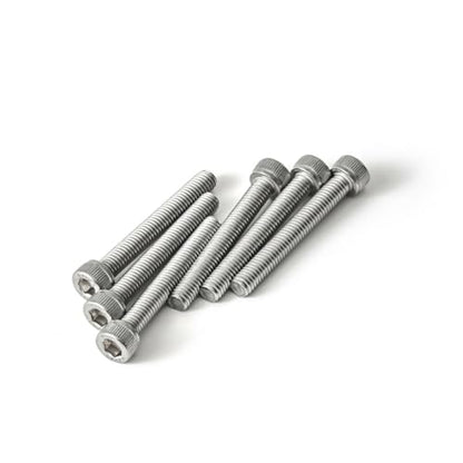 M3 x 20mm (50 Pack) Socket Head Cap Screws Bolts, 304 Stainless Steel 18-8, Allen Socket Drive, Full Thread, Bright Finish, with Hex Spanner