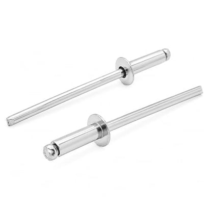 1000 Qty 304 Stainless Steel Blind Rivets Bulk (#4-4) 1/8" Diameter x 1/4" Grip (BCP455)