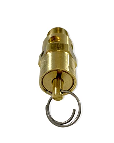 Brass, 1/4" NPT Industrial Hard Seat Safety Pressure Relief Valve, Made In The USA (60 PSI / 58 SCFM) - style: 60 PSI / 58 SCFM