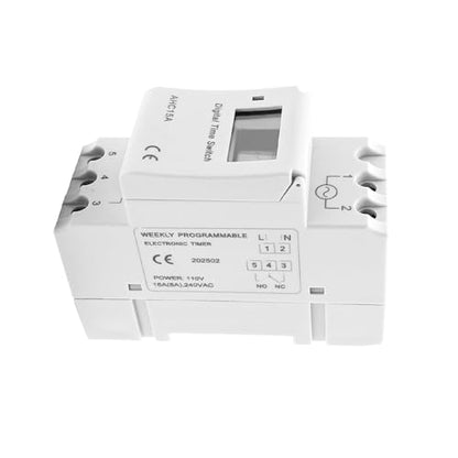 Timer Switch, WenzhiIoT AHC15A AC 110V/16A Weekly Programmable Timer Relay Digital LCD Power
