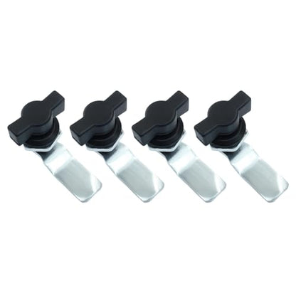 4 Pcs Thumb Cam Lock, T-Handle Swing Knob Latch for Cabinet Drawer - size: 4 Pack