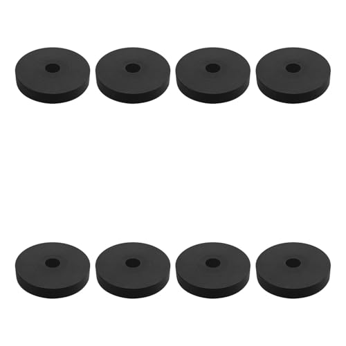 8 PCS Multi Purpose Rubber Spacer, 2-2/5" OD x 1/2" ID x 3/8" Thickness - size: 2-2/5" OD x 1/2" ID x 3/8" Thickness