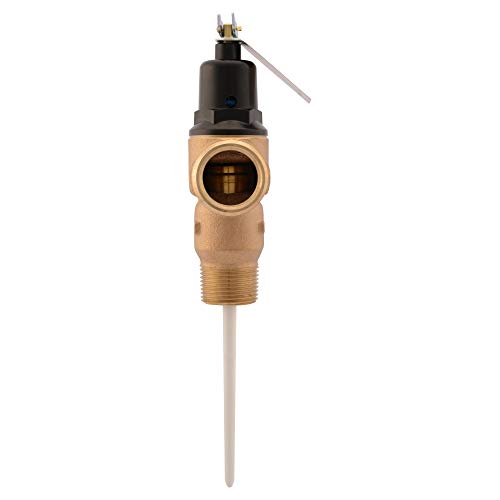 Cash Acme 3/4 Inch FVX-5C Female Inlet Commercial Temperature and Pressure Relief Valve, Brass Plumbing Fitting, 16931-0150 - size: 3/4 in. FVX-5C