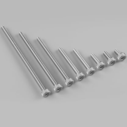 120pcs M3 x 20mm Hex Socket Head Cap Screws Bolts, 304 Stainless Steel 18-8, Allen Socket Drive,Bright Finish, Full Threads,with Hex Spanner - size: M3 x 20mm