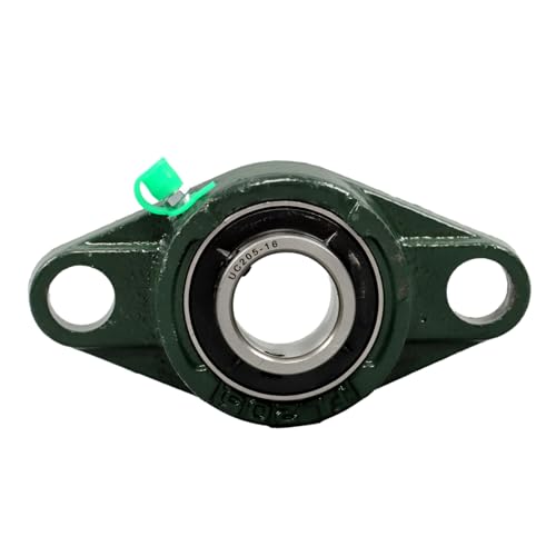 Self-Aligning Flange Mount Pillow Block Bearing - 1 Inch Bore, Bearing Steel, UCFL205-16 4 Pack