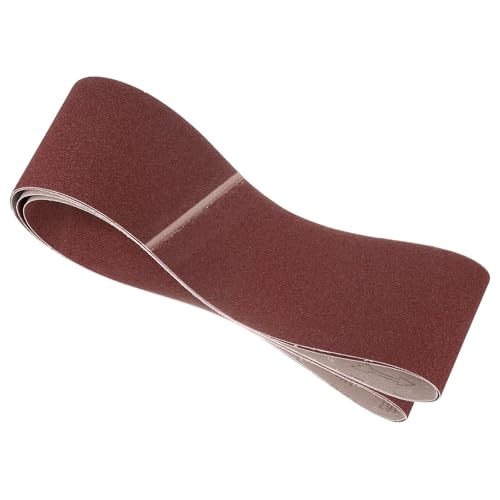 2 Pcs Sanding Belts 6 x 89 Inch 100 Grit Aluminum Oxide - size: 6 x 89 Inch(100 Grits)