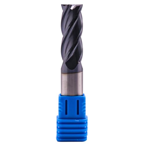 BestParts 5Pcs 1/2" 4 Flute Solid Carbide Square End Mills - AlTiN Coated - size: 1/2 in