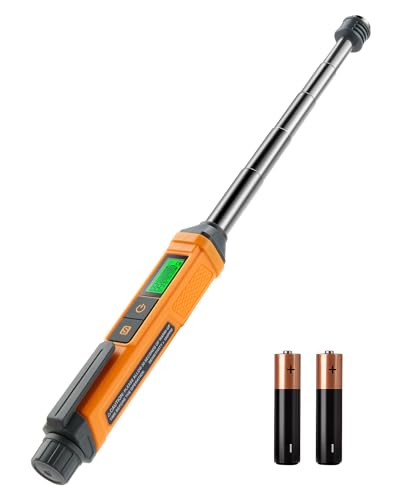 Natural Gas Detector, TopTes PT299 Gas Leak Detector with Extendable Rod, Portable Propane Sniffer for Detecting Combustible Leaks Like Methane & Butane for Home, RV (Includes Battery x2) - Orange