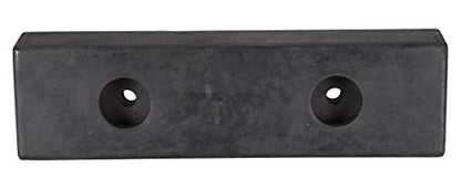 Vestil B-516 Rubber Rectangle Molded Bumper 16-1/8 In. x 4-29/32 In. x 2-1/8 In. Black - size: 5 inches width