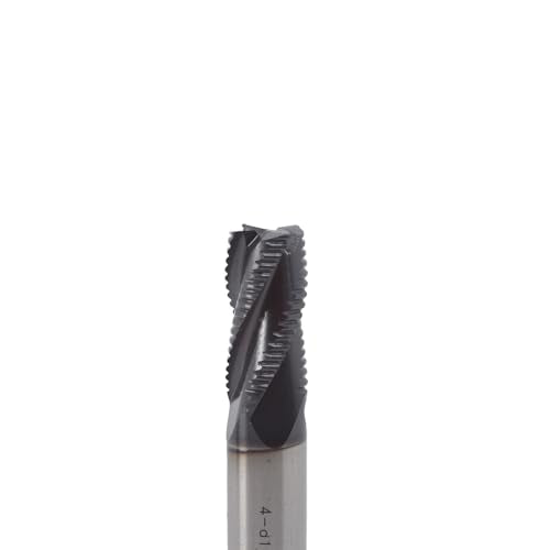 Roughing End Mill JESTUOUS Square Nose 1/2" Shank Dia. 1" Flute Length