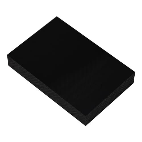 3/4" x 4-½" x 3" HDPE Block Black Polyethylene Rectangular Solid - size: 3/4"x4-1/2"x3", style: black