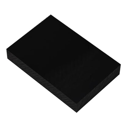 3/4" x 4-½" x 3" HDPE Block Black Polyethylene Rectangular Solid - size: 3/4"x4-1/2"x3", style: black