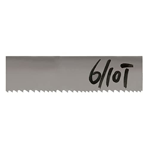 Imachinist S971610 97" X 1" X 6/10tpi Bi-Metal Band Saw Blades for Aluminum - size: 6/10 TPI