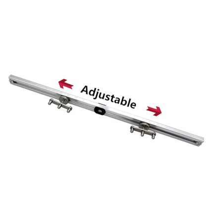 Jiayouy Guitar Neck Gauge Metal Guitar Top Deflection Gauge Range Measurement Tool Luthier Repair Tool