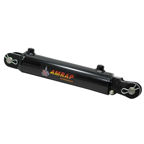 2.5x8A Hydraulic Cylinder - 2.5" Bore, 8 ASAE" Stroke - Double Acting Welded Clevis End Hydraulic Cylinder - SAE #8 Ports & 3500 Psi - size: 2.5x8A