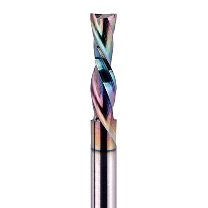 SpeTool 1/4 Inch Shank Downcut Spiral Router Bit 1/4 Inch Cutting Diameter 1 inch Cutting Length with Extra Long Life Coating CNC Router Bits End Mill for Woodwork Mortise Slot - size: 1/4" Dia - 1" CL -1/4" Shank, style: DOWN CUT