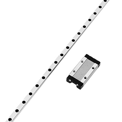[2 Pack] MGN9 350mm Linear Sliding Rail Guide with 2pcs MGN9H Linear Bearing Sliding Carriage Block for 3D Printer and CNC Machine - style: 350mm/13.78inch