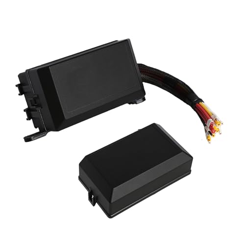 Pre-Wired 12V Fuse Relay Box,6-Way Power Distribution Block with 5 High-Power 4-Pin 40A Relays and 1 Standard Fused Circuit,Heavy-Duty Relay Panel for Trucks & Fleet Vehicles - size: RY05F06