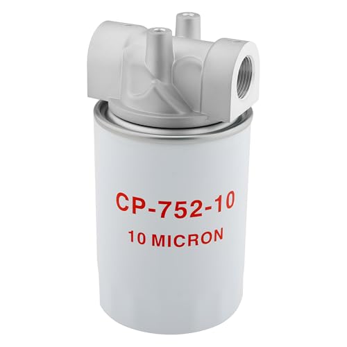 Spin-On Hydraulic Oil Filter Housing 10 Micron with 3/4" NPT