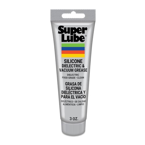 Super Lube 91003 Silicone High-Dielectric and Vacuum Grease, 3 oz. - size: 3 oz Tube