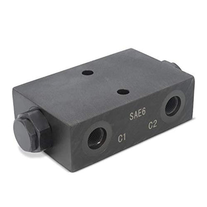 Double Pilot Operated Hydraulic Check Valve, #6 SAE Ports, 11 GPM