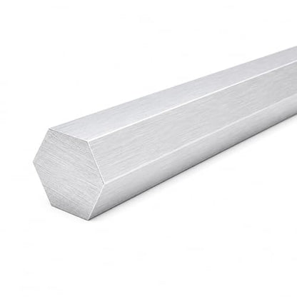 6061 Hex USA Aluminum Solid Bar - Extruded Lathe Stock, 13" Length, US Material (1 3/8") - size: 1 3/8"