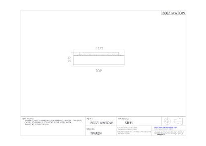 Timken 13685 Tapered Roller Bearing, Single Cone, Standard Tolerance, Straight Bore, Steel, Inch, 1.5000" ID, 0.7500" Width