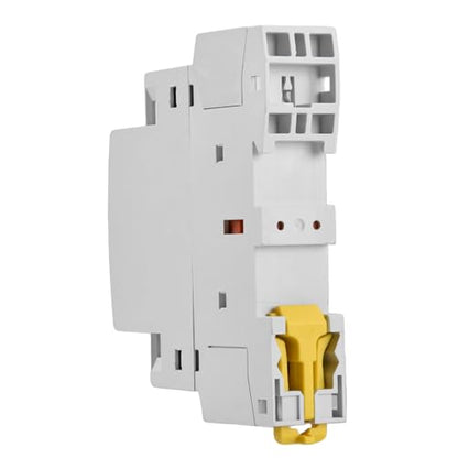 Heschen 25A 2 Pole Modular AC Contactor BMC7-25U, 220V AC/DC Coil