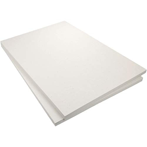Ceramic Fiber Board Insulation, 2300F-Rated, 36" x 24" x 1”, Pack of 2, for Boiler, Stove, Forge, Kiln, Baffle Board, 1021 - size: 1" x 36"x 24"