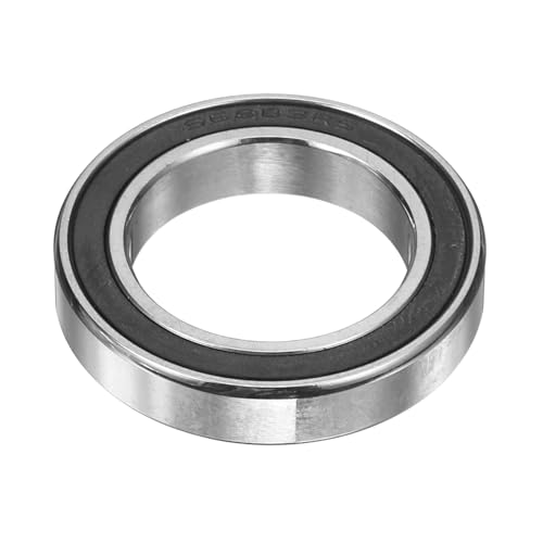 uxcell 6803-2RS Hybrid Ceramic Deep Groove Ball Bearings 17x26x5mm Si3N4 Silicon Nitride Balls Steel Rings Double Sealed Bearing for Motors, CNC Spindles (ABEC5) - size: 6803-2RS