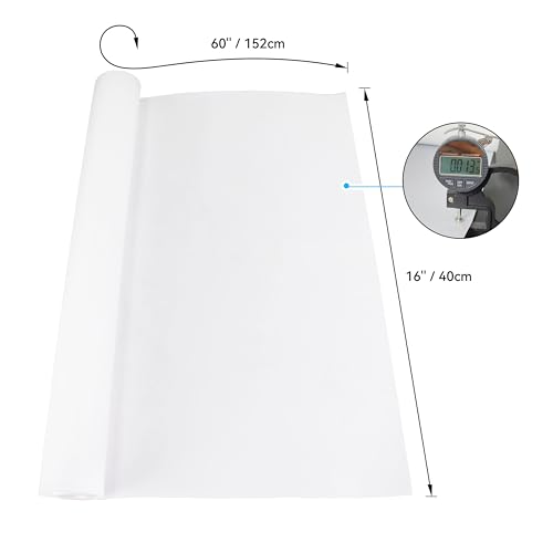 HFS(R) PTFE Film Sheet Laboratory Grade No Adhesive, Pure White 16" x 60"