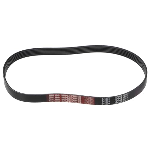 uxcell 6K366/6PK930 Serpentine Belt 6 Ribs 930mm Length x 21mm Width x 5mm Height, EPDM Poly V Belt, Multi Wedge Micro V Belt for Vehicle - size: 6PK930