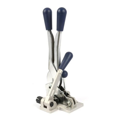 U.S. Solid 3-in-1 Manual Strapping Tool for 1/2 in (13 mm) PP Banding, Tensioner, Steel Seal Crimper and Cutter for Cartons, Pallets, Shipping and Warehouse Packaging