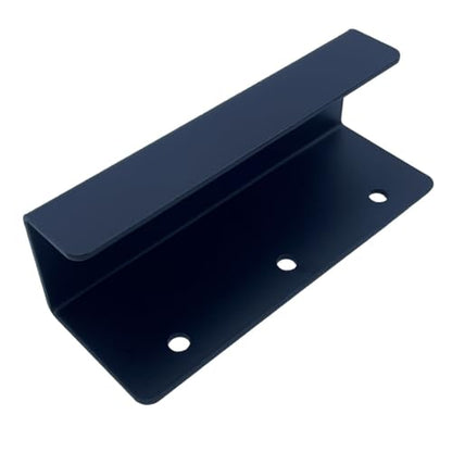 4 PCS Black Steel Wall Tile Bracket, Ladder Hanger for Wall Mount, U Bracket, Billboard Hook, Thickness 2 mm, Slot Width 38mm - size: Slot width 38mm