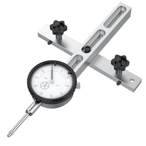HDLNKAK Table Saw Dial Indicator Gauge, 0-1"/0.001" Dial Indicator - color: Table Saw Dial Indicator Gauge