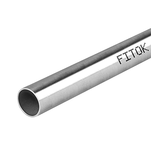 316/316L Stainless Steel Seamless Tubing 1/2" OD × 0.035" Wall × 80" Length Tube Annealed ASTM A269 (3pcs) - size: 1/2" OD × 0.035" Wall × 80" L