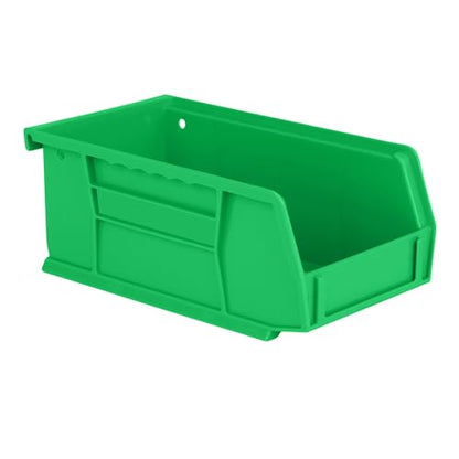HE HUDSON EXCHANGE 7.5" x 4" x 3" (24 Pack) Plastic Stackable Storage Bin, Green - color: Green, size: 24 Pack
