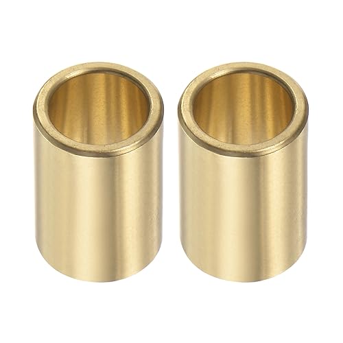 HARFINGTON 2pcs Sleeve Bearings 3/8" Bore 1/2" OD 3/4" Length Wrapped Oilless Bushing Brass Alloy for Transmission Conveyor Systems - size: 3/8" x 1/2" x 3/4"