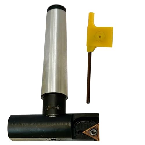 3" Indexable Fly Cutter with MT3 Shank (M12 x 1.75 Drawbar Thread) – TCMT 1604 Carbide Insert Compatible – Precision Milling Tool for Surface Facing - size: 3" FIy Cutter MT-3(M12/1.75)