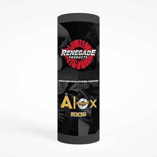 Renegade Products AlOx Aluminum Oxide Polishing Compound Bars for Aluminum, Stainless Steel, Brass & Copper-No Filler (RX15: Very High Finish (Yellow), Full Tube) - color: RX15: Very High Finish (Yellow), size: Full Tube
